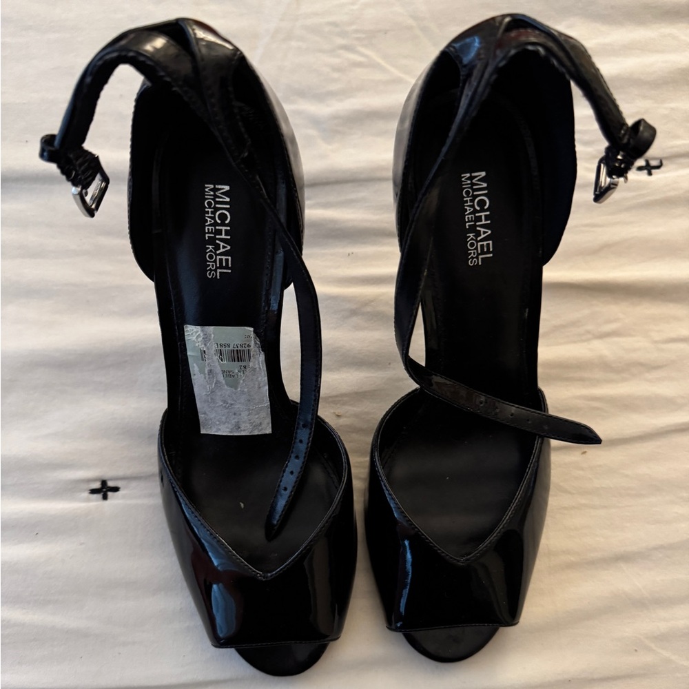 Michael Kors Glossy Black Heels